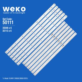 WKSET-5111 35048X6 35115X6 SVJ500A33_REV06_13LED 12 ADET LED BAR (K0)