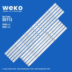 WKSET-5113 35050X5 35061X5 DLED49HD 5X12 0002 10 ADET LED BAR (K0)