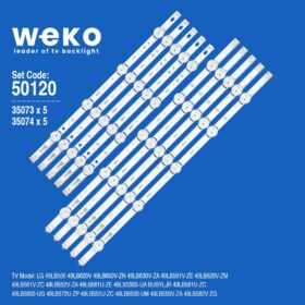 WKSET-5120 35073X5 35074X5 LG INNOTEK DRT 3.0 49 10 ADET LED BAR (K0)
