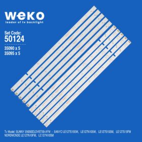 WKSET-5124 35090X5 35095X5 ZDCX50D12 10 ADET LED BAR (K0)