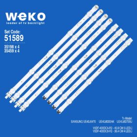 WKSET-5143 35198X4 35459X4 V5DF-400D 8 ADET LED BAR (K0)