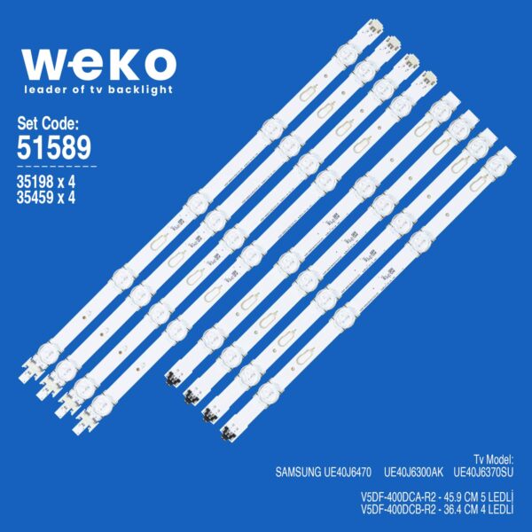 WKSET-5143 35198X4 35459X4 V5DF-400D 8 ADET LED BAR (K0)