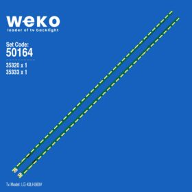 WKSET-5164 35320X1 35333X1 LG INNOTEK BMS 43INCH 2 ADET LED BAR (K0)