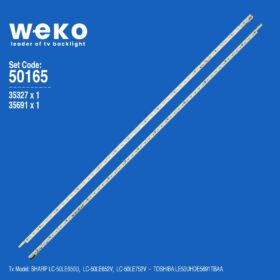 WKSET-5165 35327X1 35691X1 V500H1-LS6 2 ADET LED BAR (K0)