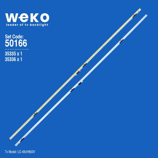 WKSET-5166 35335X1 35336X1 49 V16 AS1 2475-76 2 ADET LED BAR (K0)