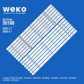 WKSET-5186 35551X7 35552X7 LB-PF3030 GJD2P6C490712 14 ADET LED BAR (K0)