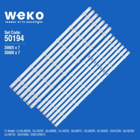 WKSET-5194 35605X7 35606X7 LG INNOTEK POLA2.0 55 14 ADET LED BAR (K0)