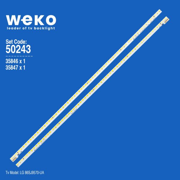 WKSET-5243 35846X1 35847X1 86 V16 ART3 2 ADET LED BAR (K0)