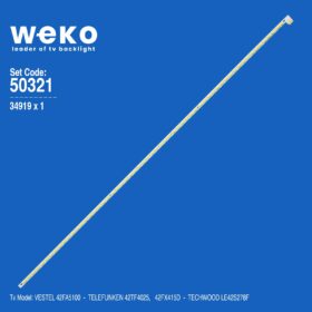 WKSET-5321 34919X1 42İNCH VNB 7020PKG 60EA REV0.1 140304 1 ADET LED BAR (K0)