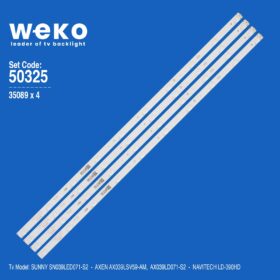 WKSET-5325 35089X4 MS-0818 V4 - 180 DT0-391900-1H  4 ADET LED BAR (K0)