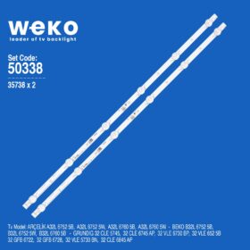 WKSET-5338 35738X2 ARCELIK 32 DRT_REV0.2 - ZVC65600-AA 2 ADET LED BAR (K0)