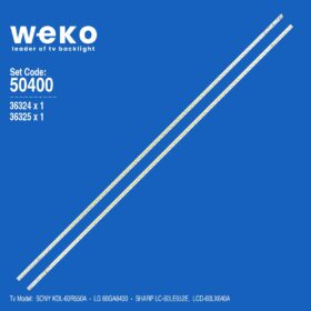 WKSET-5400 36324X1 36325X1 LG INNOTEK 60INCH 7030PKG 68EA 2 ADET LED BAR (K0)