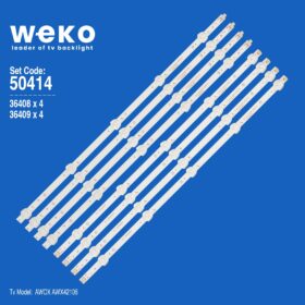 WKSET-5414 36408X4 36409X4 SJ.HZ.D4200502-2835A 8 ADET LED BAR (K0)