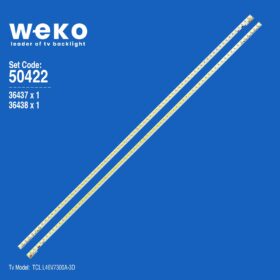 WKSET-5422 36437X1 36438X1 STS460A67_72LED 2 ADET LED BAR (K0)