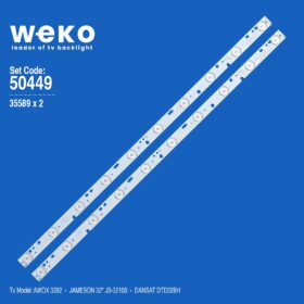 WKSET-5449 35589X2 KJ315D10-ZC14F-03 - 303KJ315034 - KM0315LDHH44 2 ADET LED BAR (K0)