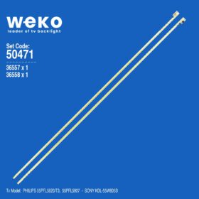 WKSET-5471 36557X1 36558X1 55TA04 7030PKG/55TA05 7030PKG 2 ADET LED BAR (K0)