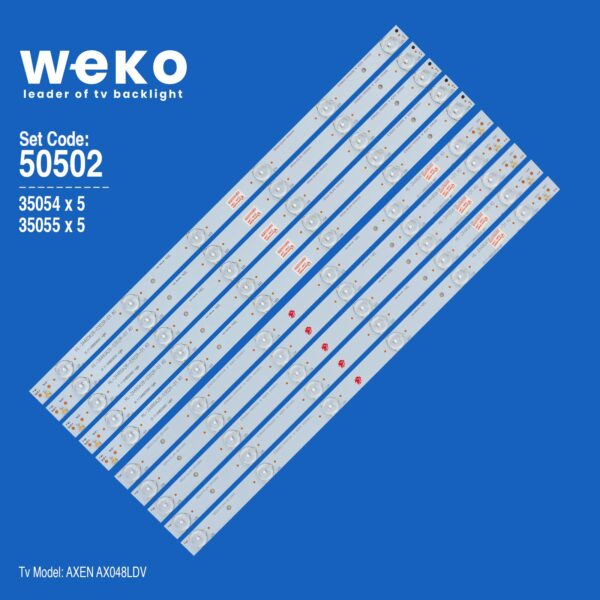 WKSET-5502 35054X5 35055X5 HL-2A480A28-0302 10 ADET LED BAR (K0)