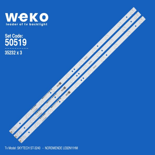 WKSET-5519 35232X3 IC-A-HWT32D042 - 180-W00-320000H 3 ADET LED BAR (K0)