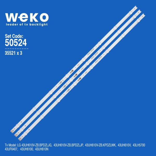 WKSET-5524 35521X3 43 V16.5 ART3 2744 REV0.1 1 - CSP_43INCH_UHD_8LED_REV01_180910 3 ADET LED BAR (K0)