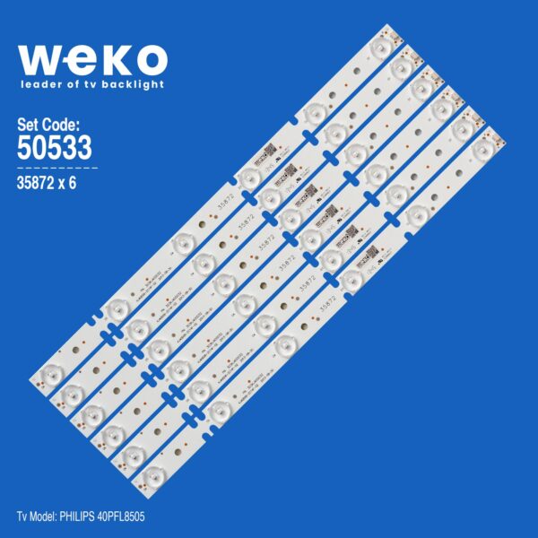 WKSET-5533 35872X6  KJ40D06-ZC14F-02  6 ADET LED BAR (K0)