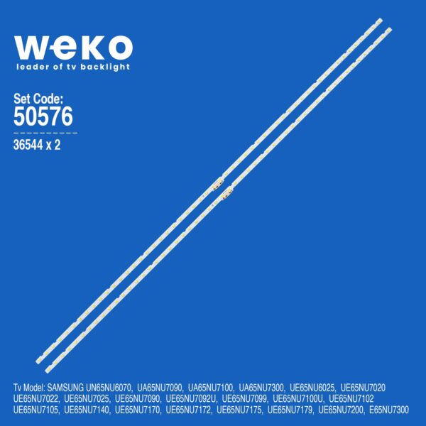 WKSET-5576 36544X2 AOT_65_NU7100F 2 ADET LED BAR (K0)