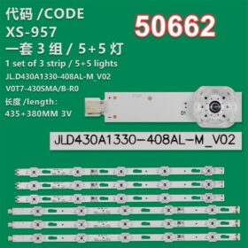 WKSET-5662 36652X3 36653X3 JL.D430A1330-408  6 ADET LED BAR (K0)