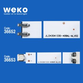 WKSET-5662 36652X3 36653X3 JL.D430A1330-408  6 ADET LED BAR (K0)