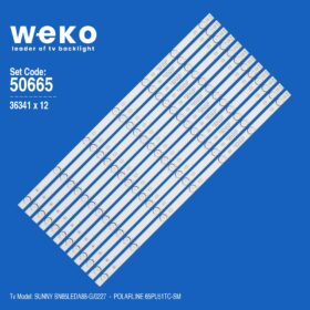 WKSET-5665 36341X12 MS-L2143 V3  12 ADET LED BAR (K0)