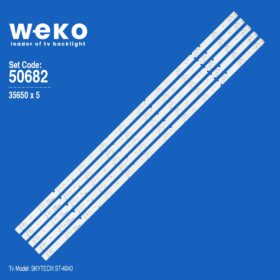 WKSET-5682 35650X5 180-W00-390009 H - IC-A-CNT39D358 5 ADET LED BAR (K0)