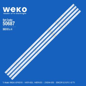 WKSET-5687 36510X4 K433535T0409581-REV1.2 W 4 ADET LED BAR (K0)