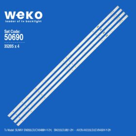 WKSET-5690 35205X4 MS-L1312 V3 - A3 4 ADET LED BAR (K0)