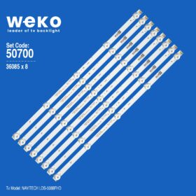 WKSET-5700 36085X8 500C 50E9 5S1P 4X10 1210  CC02500D445V05 YS-L E479275 8 ADET LED BAR (K0)