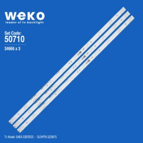 WKSET-5710 34666X3 JL.CX32101235B1 - 180-W00-320000H - IC-A-HWT32D042  3 ADET LED BAR (K0)