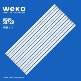 WKSET-5729 36188X12 LED50D06-ZC14AG-01 30350006205 12 ADET LED BAR (K0)
