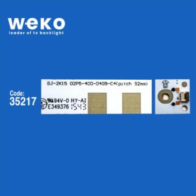 WKSET-5750 35217X4 GJ-2K15 D2P5-400-D409-C4 (PITCH 92MM) 4 ADET LED BAR (K0)