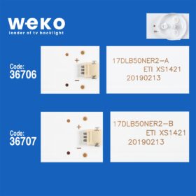 WKSET-5792 36706X2 36707X1 17DLB50NER2-A/B 3 ADET LED BAR (K0)