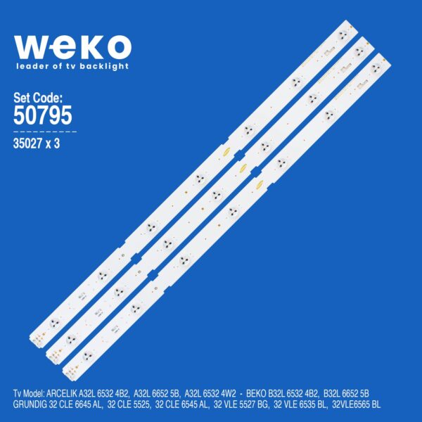 WKSET-5795 35027X3 SAMSUNG_2015ARC320_3228 ART07_REV1.0_150725 3 ADET LED BAR ORJINAL (K0)