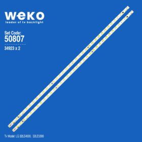 WKSET-5807 34923X2 31T12-01A - T315HW05 V1  2 ADET LED BAR (K0)