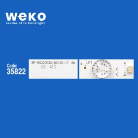WKSET-5813 35822X2 RF-BS320E30-0701S-17B0 2 ADET LED BAR (K0)