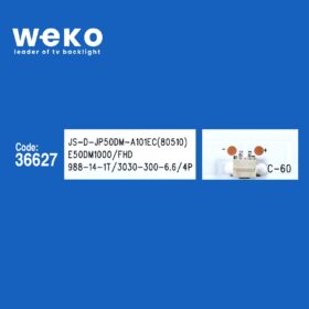WKSET-5822 36627X4 JS-D-JP50DM-A101EC ((81112) 80510)  E50DM1000/FHD  4 ADET LED BAR (K0)