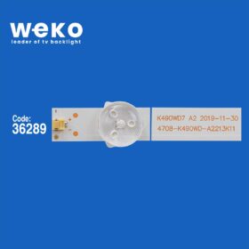 WKSET-5869 36289X9 K490WD7 A2 4708-K490WD-A2213K01 9 ADET LED BAR (K0)