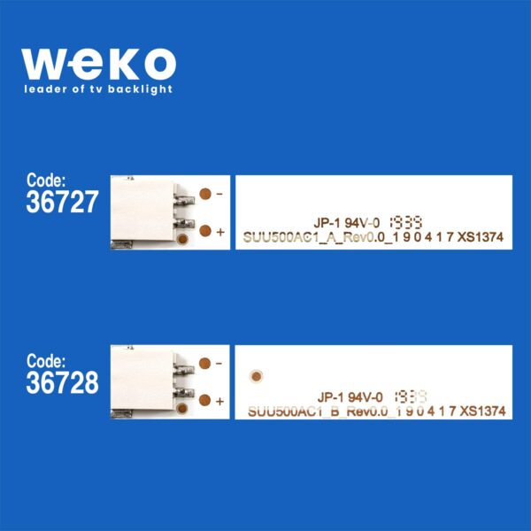 WKSET-5900 36727X6 36728X2 SVV500AC1_A/B_REV0.0_190417 8 ADET LED BAR (K0) - Görsel 2