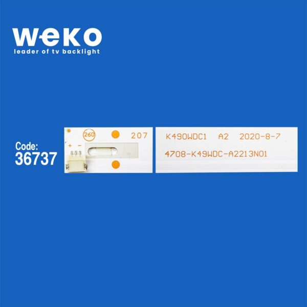 WKSET-5906 36737X9 K490WDC1 A2 4708-K49WDC-A2213N01 9 ADET LED BAR (K0)