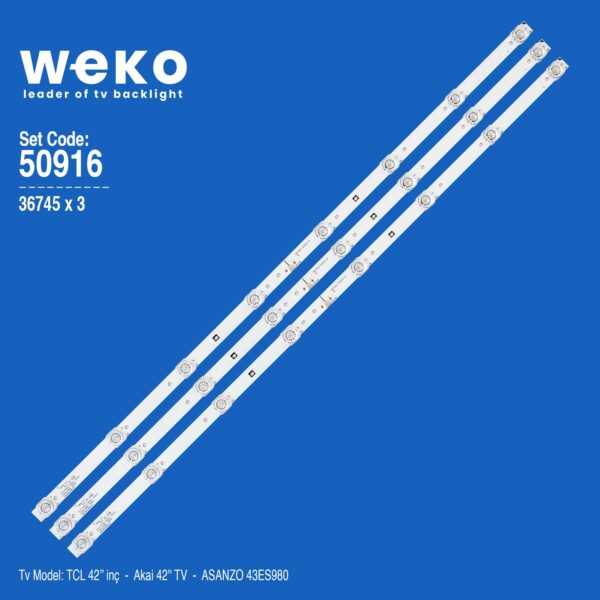 WKSET-5916 36745X3 JS-D-JP42EU-082EC(70310)  3 ADET LED BAR (K0)