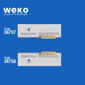 WKSET-5961 36757X2 36758X2 V4LE-750SMA/B 4 ADET LED BAR (K0)