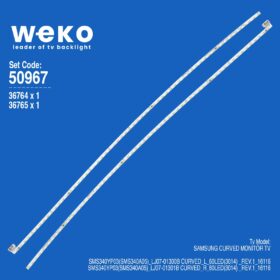 WKSET-5967 36764X1 36765X1 SMS340YP03(SMS340A05)_LJ07-01300B(301B 2 ADET LED BAR (K0)