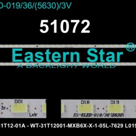 WKSET-6072 34922X2 31T12-01A - WT-31T12001-MXB6X-X-1-05L-7629 L019  2 ADET LED BAR (81) (K0)