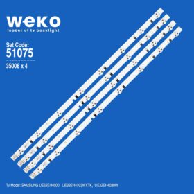WKSET-6075 35008X4 32 INCH D1GE-320SC0- R2-R3 - 32H-3535LED-32EA  4 ADET LED BAR (K0)