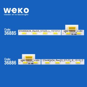 WKSET-6092 36885X1 36886X1 STA490A34_REV03_57LED_L/R_151013 2 ADET LED BAR (K0)