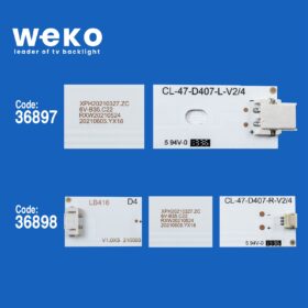 WKSET-6115 36897X4 36898X4 CL-47-D407-L/R-V4 8 ADET LED BAR (K0)